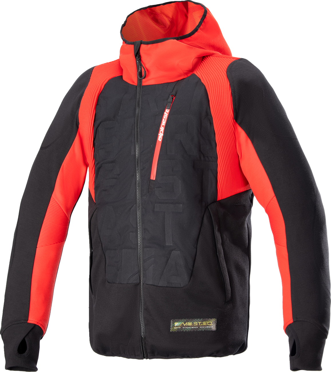 Alpinestars MSE Hybrid Hooded Jacket - Black/Red