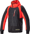 MSE Hybrid Hooded Jacket - Black/Red - 3XL (1)