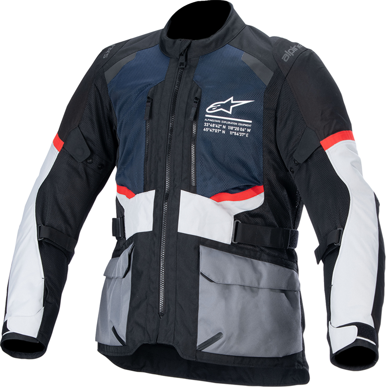 ALPINESTARS Andes Air Drystar® Jacket - Deep Blue/Black/Ice Gray - 4XL