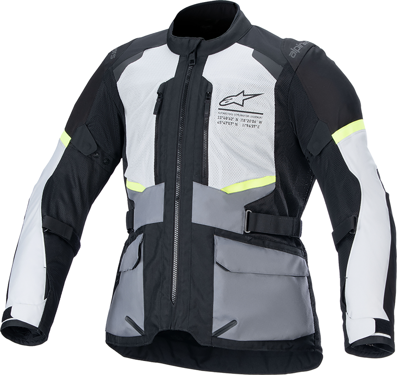 Alpinestars Andes Air Drystar® Jacket - Ice Gray/Dark Gray/Black