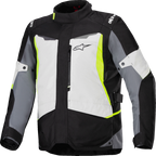 Alpinestars ST-1 WP Jacket - Ice Gray/Black/Yellow Fluo