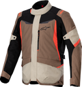ST-1 WP Jacket - Dark Khaki/Sand/Black/Red Fluo - 3XL (1)