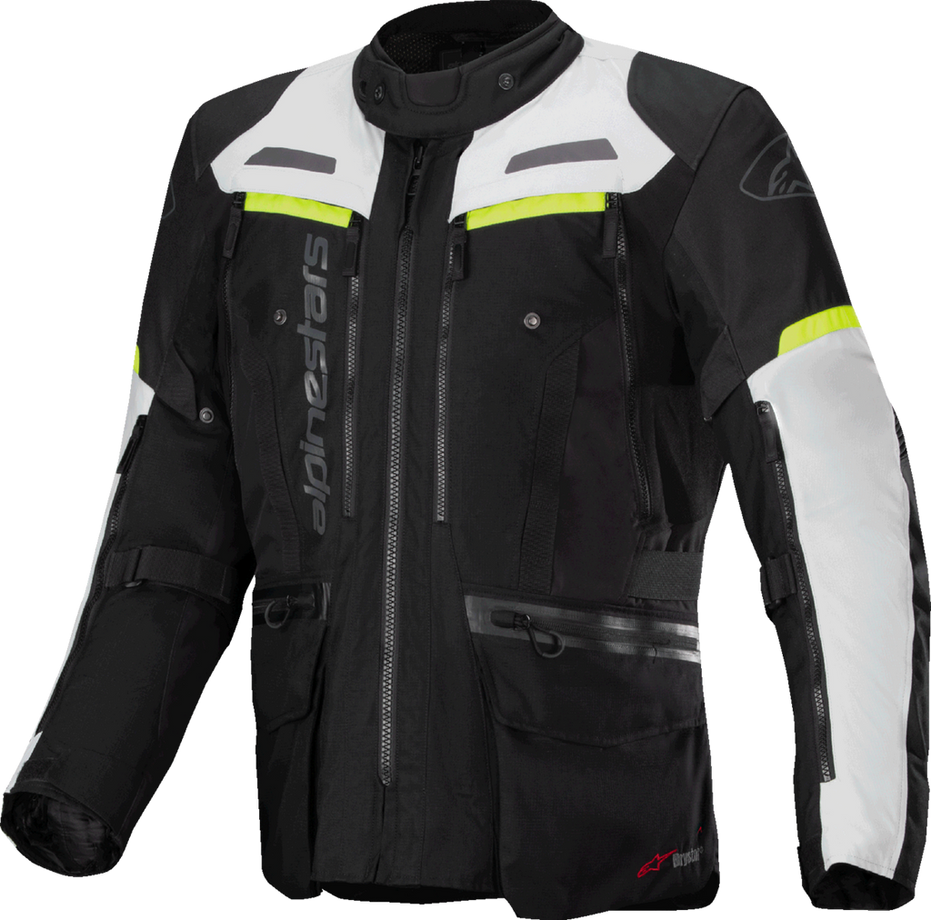 Bogota Pro Drystar® Jacket - Dark Black/Ice Gray/Yellow Fluo - Small (1)