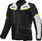Alpinestars Bogota Pro Drystar® Jacket - Dark Black/Ice Gray/Yellow Fluo