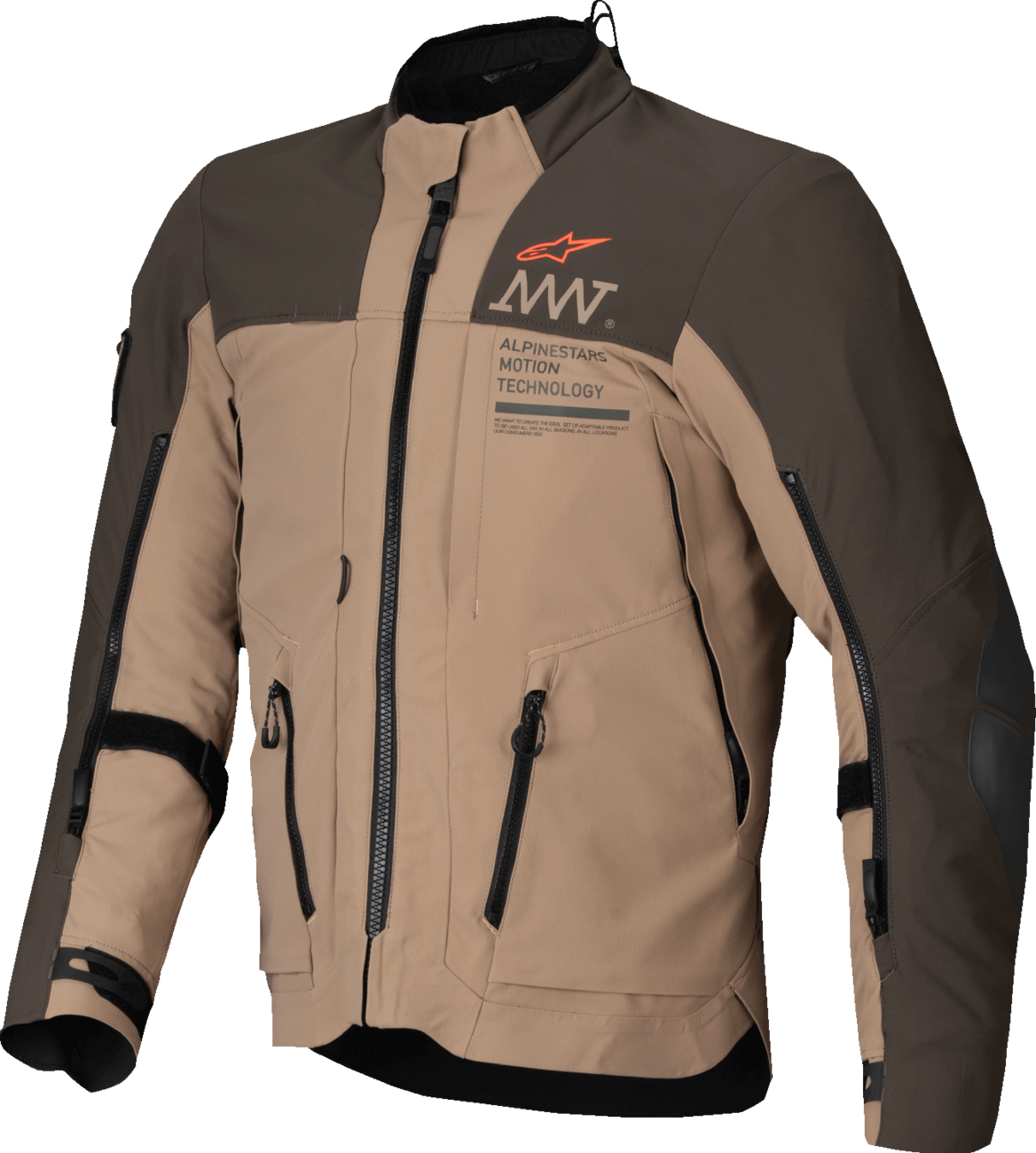 Alpinestars AMT-8 Stretch Drystar® XF Jacket - Dark Brown/Dark Khaki