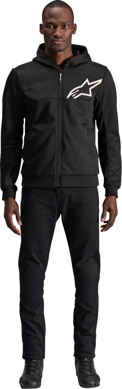 Alpinestars Chrome v2 Sport Hoodie - Black/White