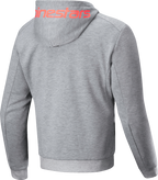ALPINESTARS Chrome v2 Sport Hoodie - Heather Gray/Red Fluo - Medium