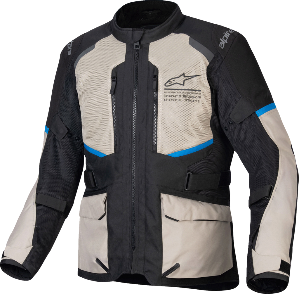 Andes Air Drystar® Jacket - Black/Laurel Gray/Bright Blue - Small (1)