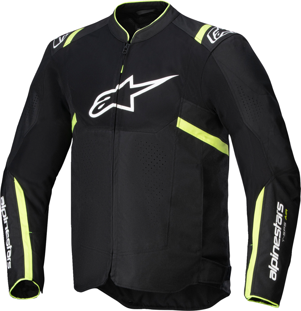 ALPINESTARS T-SPS Air v2 Jacket - Black/Yellow Fluo - Large