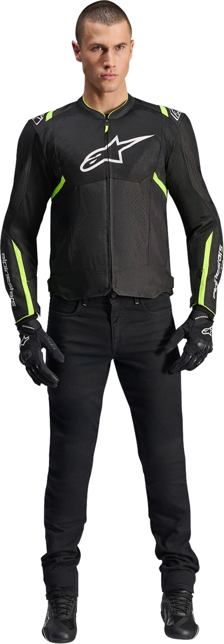 Alpinestars T-SPS Air v2 Jacket - Black/Yellow Fluo