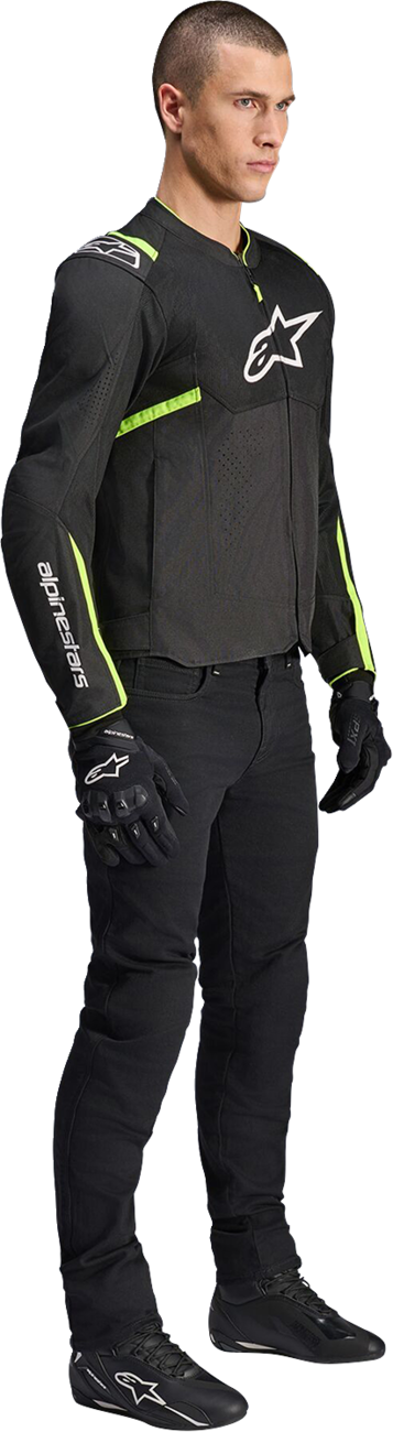 ALPINESTARS T-SPS Air v2 Jacket - Black/Yellow Fluo - Large