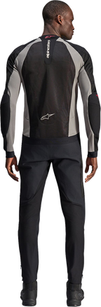 ALPINESTARS Troop-Air Jacket - Black/Ash Gray/Bright Red - Small
