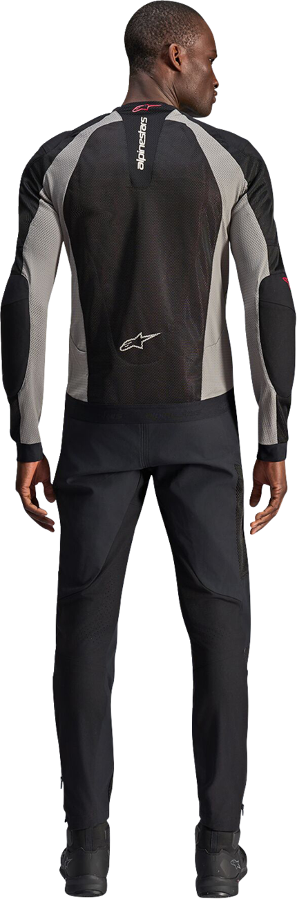 ALPINESTARS Troop-Air Jacket - Black/Ash Gray/Bright Red - Small