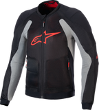 Alpinestars Troop-Air Jacket - Black/Ash Gray/Bright Red