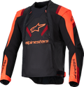 T-Stunt Air Jacket - Black/Red Fluo/Dark Red - 3XL (1)