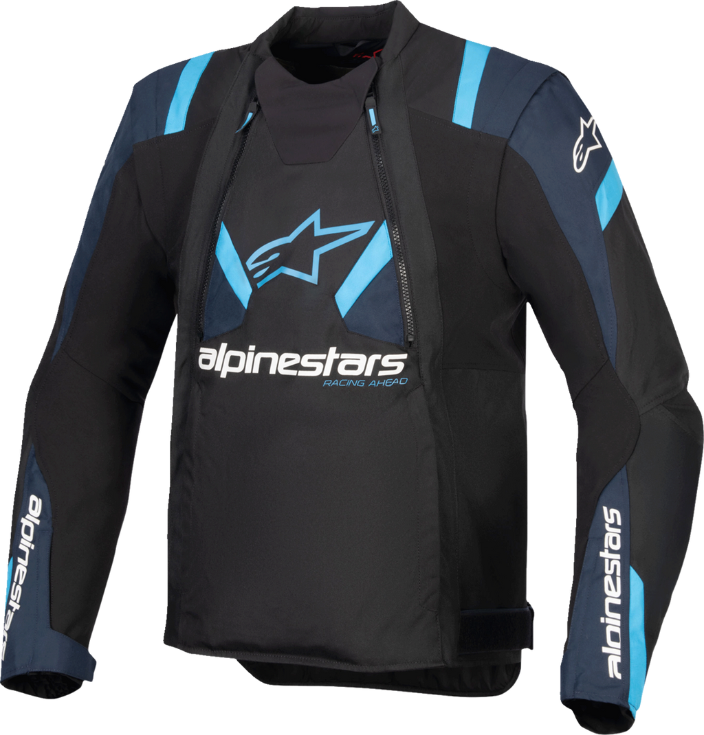 ALPINESTARS T-Stunt Air Jacket - Black/Dark Blue/Blithe Blue - 4XL