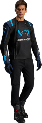 ALPINESTARS T-Stunt Air Jacket - Black/Dark Blue/Blithe Blue - 4XL
