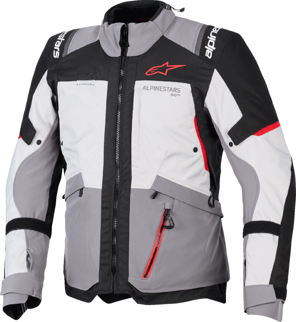 Andes v4 Drystar® Jacket - Dark Gray/Ice Gray/Black/Bright Red - Small (1)