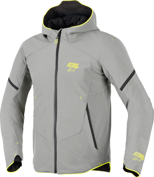 Aeroshell Waterproof Jacket - Mid Gray/Yellow Fluo - Medium (1)