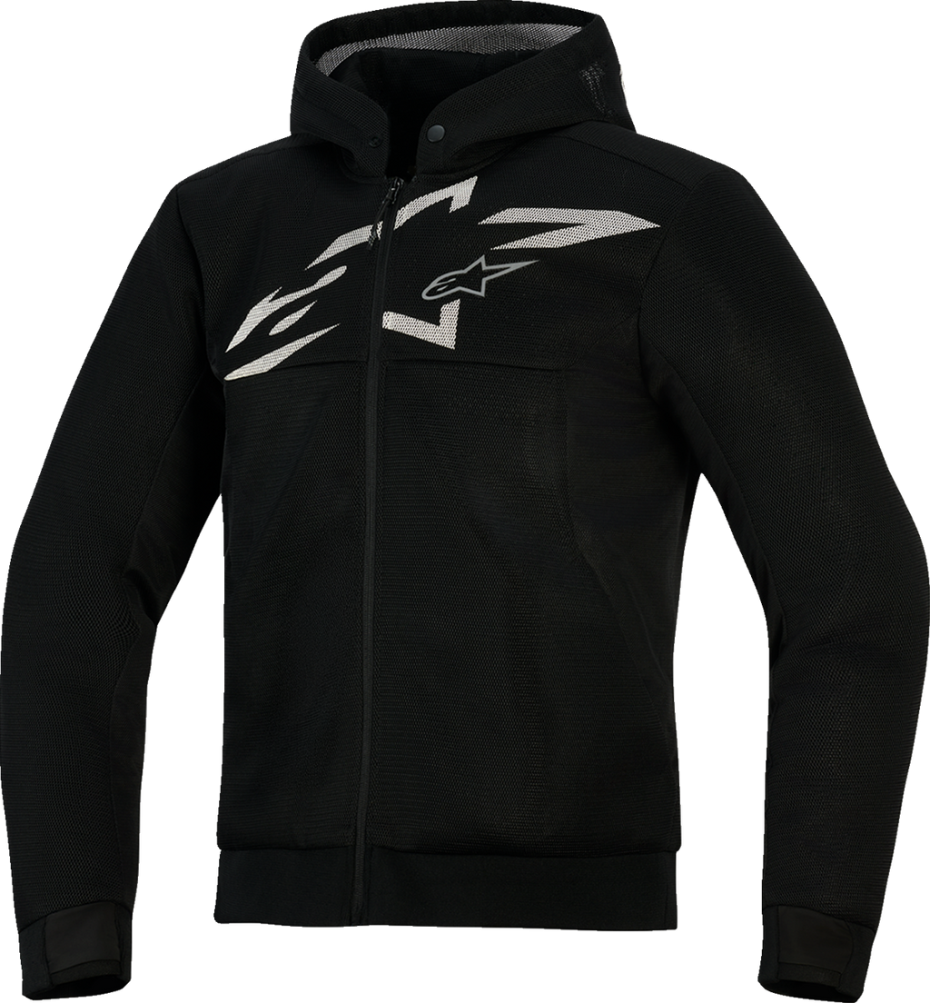 Alpinestars Chrome Super Airflow Hoodie - Black/Dark Gray/White