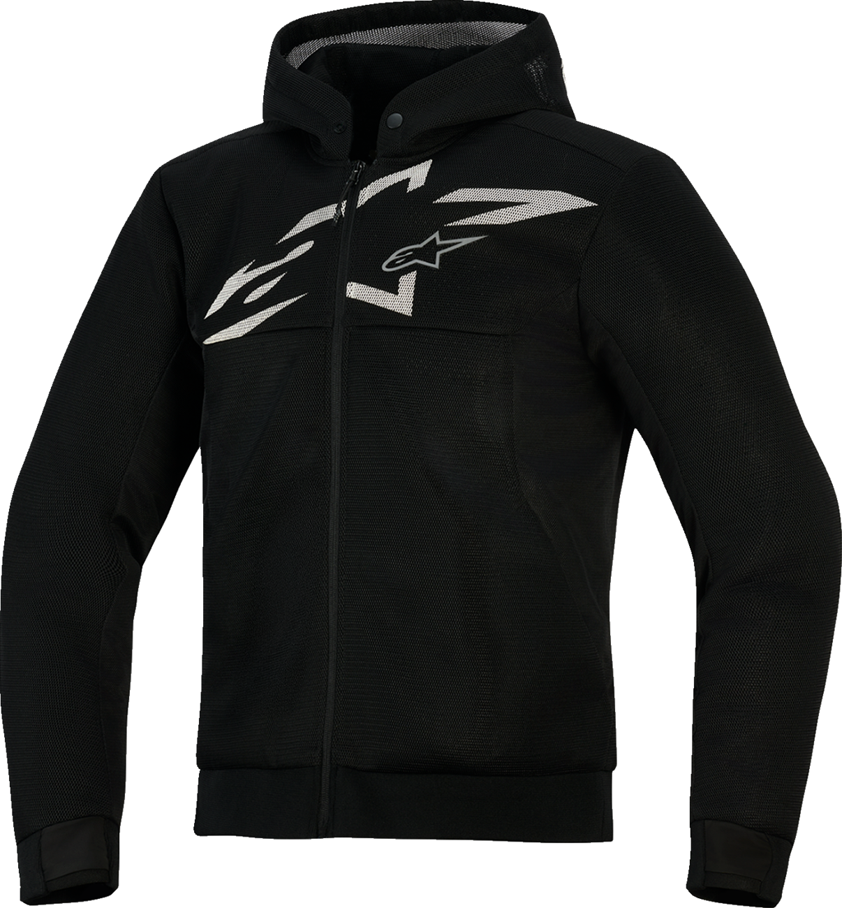 Alpinestars Chrome Super Airflow Hoodie - Black/Dark Gray/White