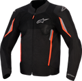 ALPINESTARS AST v3 Air Jacket - Black/Dark Gray/Red Fluo - Medium