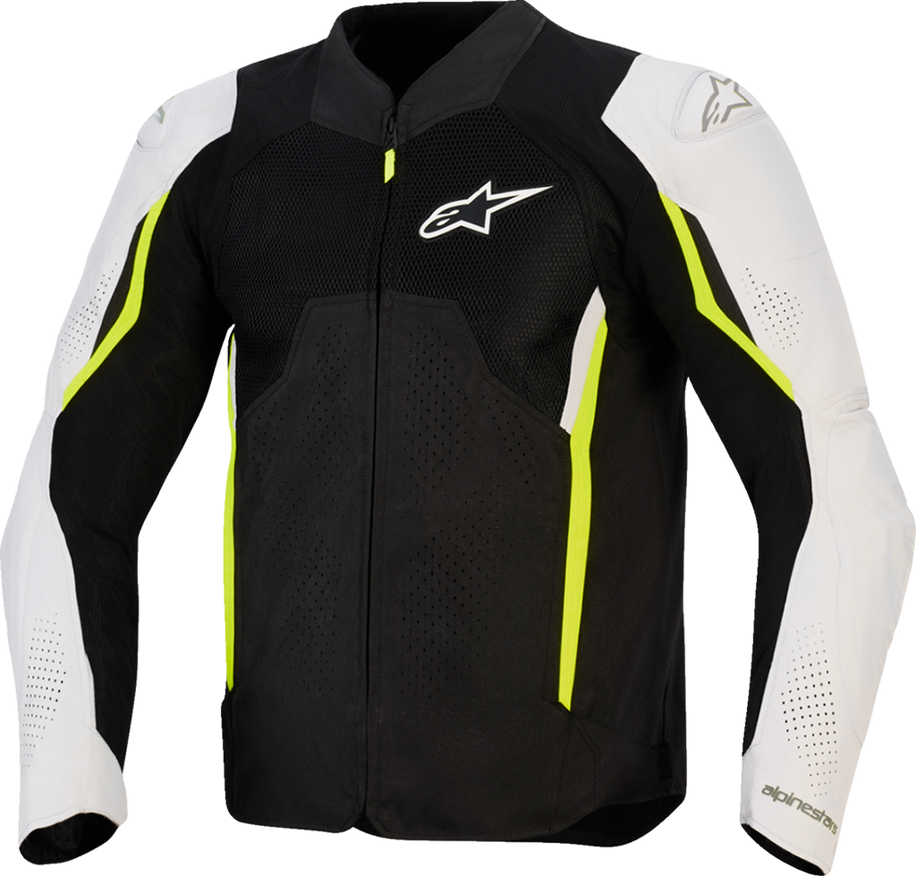 ALPINESTARS AST v3 Air Jacket - Black/Silver/Yellow Fluo - Large