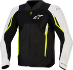 ALPINESTARS AST v3 Air Jacket - Black/Silver/Yellow Fluo - Large