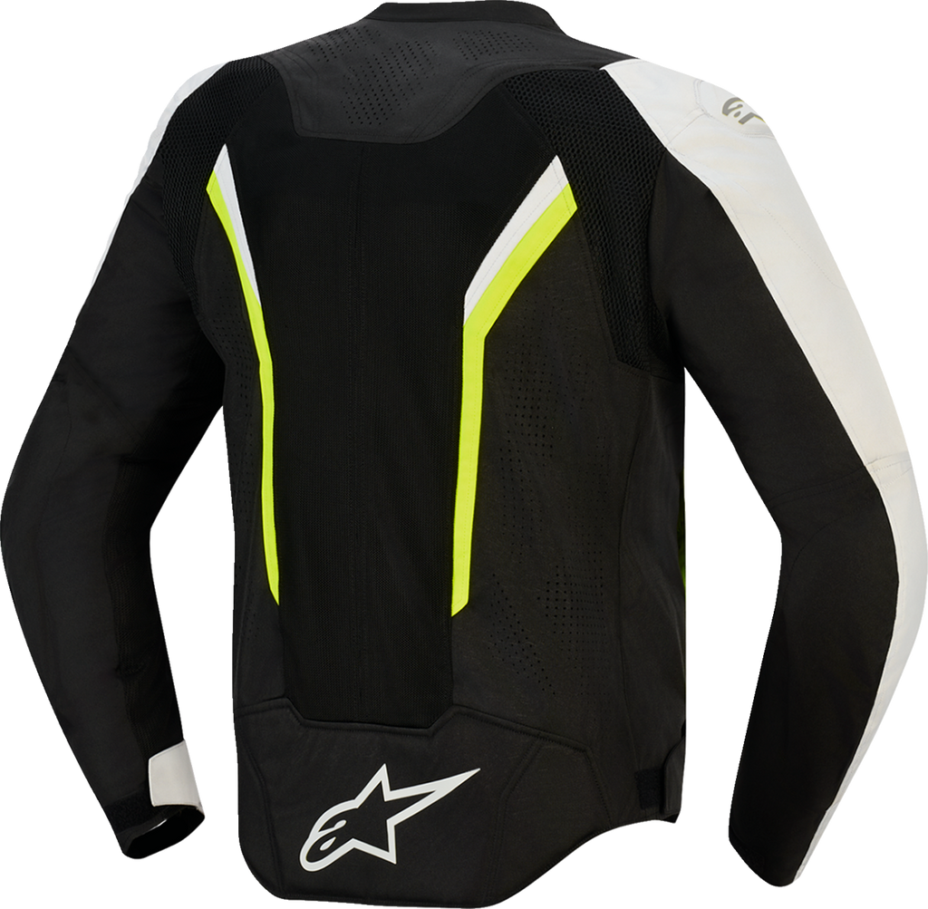 ALPINESTARS AST v3 Air Jacket - Black/Silver/Yellow Fluo - Large