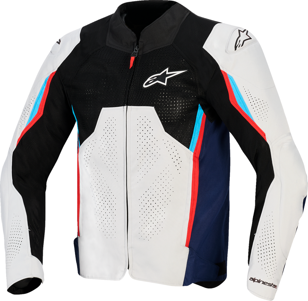 ALPINESTARS AST v3 Air Jacket - Silver/Deep Blue/Bright Red - Medium