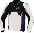 ALPINESTARS AST v3 Air Jacket - Silver/Deep Blue/Bright Red - Medium