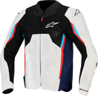 ALPINESTARS AST v3 Air Jacket - Silver/Deep Blue/Bright Red - Medium