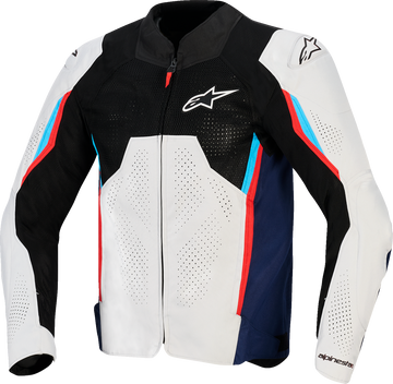 ALPINESTARS AST v3 Air Jacket - Silver/Deep Blue/Bright Red - Medium