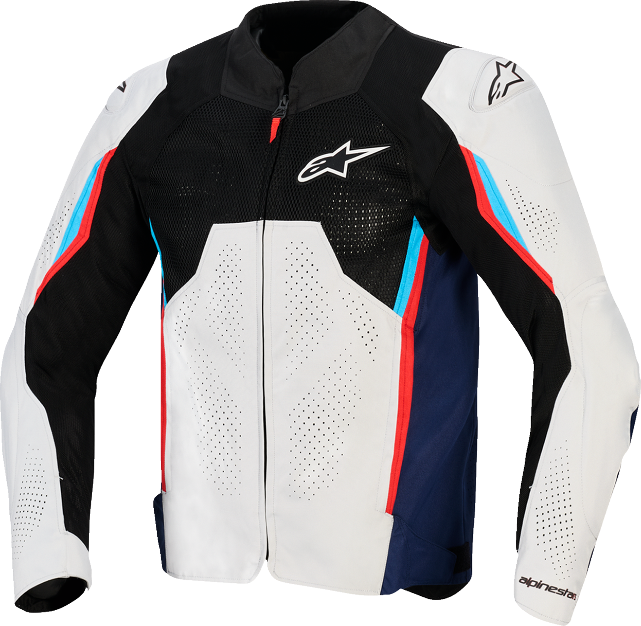 ALPINESTARS AST v3 Air Jacket - Silver/Deep Blue/Bright Red - Medium