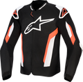 T-GP Air Jacket - Black/Red Fluo - Large (1)