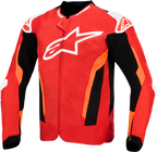 Alpinestars T-GP Air Jacket - Bright Red/Red Fluo/Black