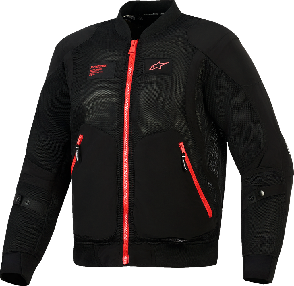 ALPINESTARS Flight Air Jacket - Black/Bright Red - 4XL