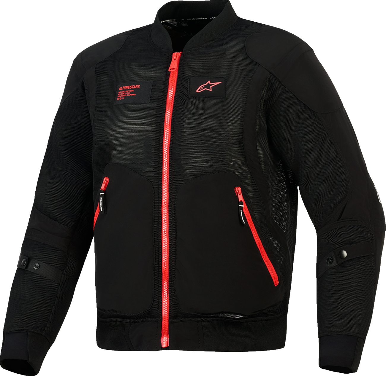 ALPINESTARS Flight Air Jacket - Black/Bright Red - 4XL