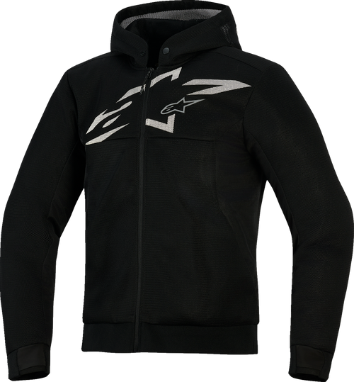 Chrome Super Airflow Hoodie - Black/Dark Gray/White - 3XL (1)