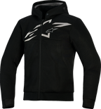 ALPINESTARS Chrome Super Airflow Hoodie - Black/Mid Gray/Red Fluo - Medium