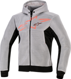 ALPINESTARS Chrome Super Airflow Hoodie - Black/Mid Gray/Red Fluo - Medium