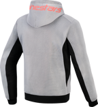 ALPINESTARS Chrome Super Airflow Hoodie - Black/Mid Gray/Red Fluo - Medium