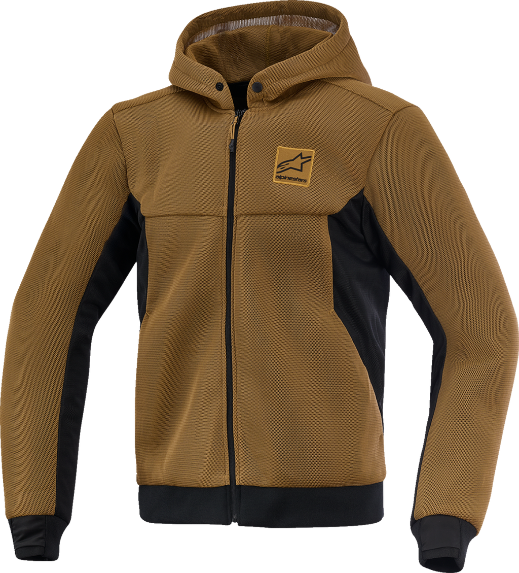 ALPINESTARS Chrome Super Airflow Hoodie - Utility Brown/Black - Small