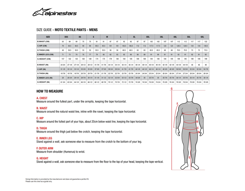 ALPINESTARS Alden Pants - Black - US 28