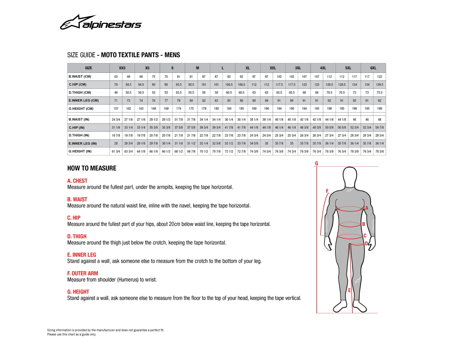 ALPINESTARS Alden Pants - Black - US 36