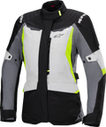 Stella ST-1 Waterproof Jacket - Ice Gray/Black/Yellow Fluo - Large (1)