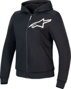 ALPINESTARS Stella Chrome v2 Sport Hoodie - Black/White - Small