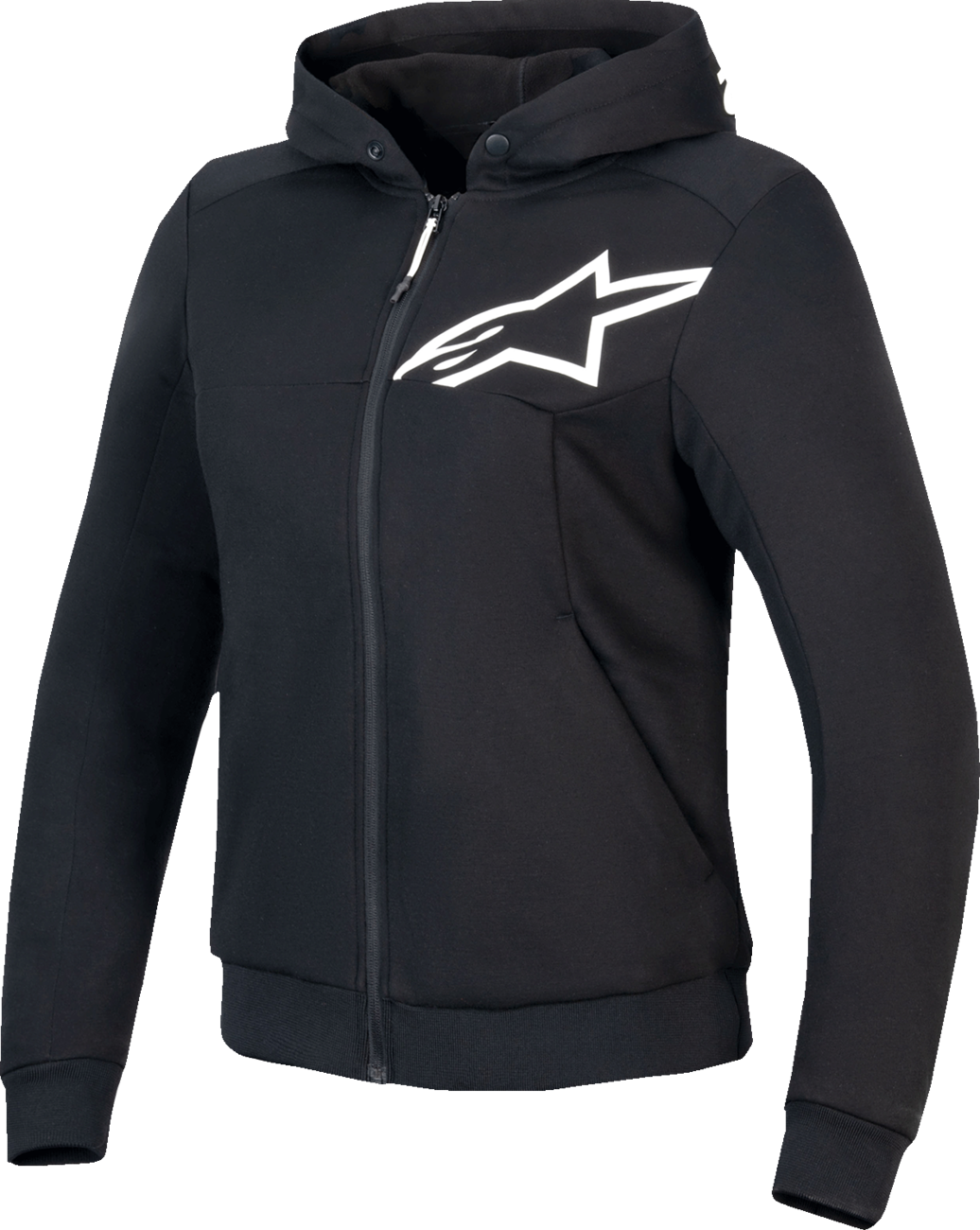 ALPINESTARS Stella Chrome v2 Sport Hoodie - Black/White - Small