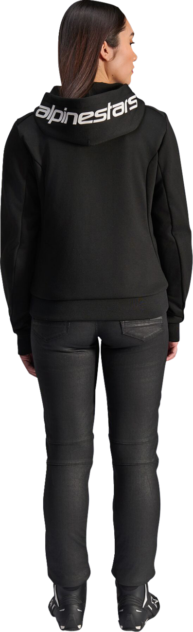 ALPINESTARS Stella Chrome v2 Sport Hoodie - Black/White - Small
