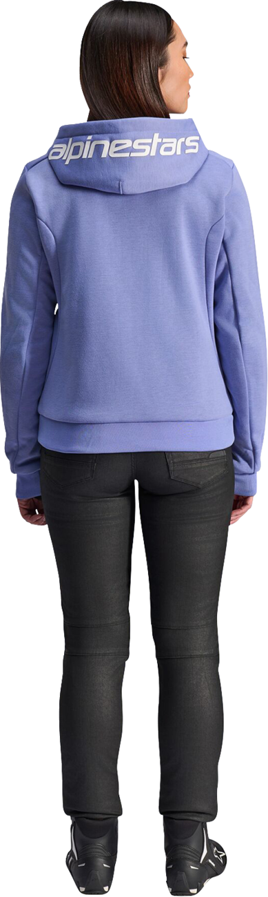 ALPINESTARS Stella Chrome v2 Sport Hoodie - Blue Violet/White - Small